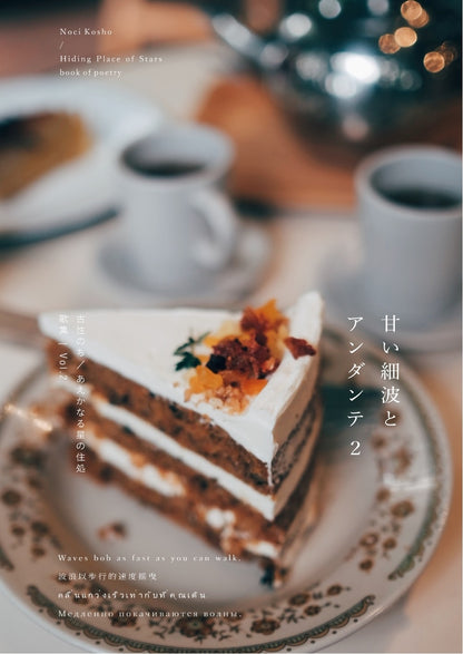 古性のち 短歌集 「甘い細波とアンダンテ」 2巻セット（送料無料）