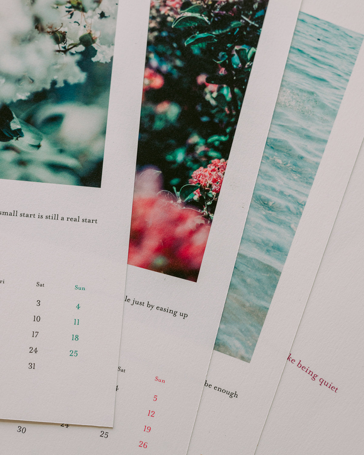 写真家 中川正子 オリジナルカレンダー2026「Masako Nakagawa Photography 2026 Calendar」（送料無料）