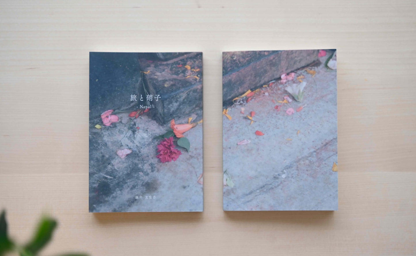 ガラス作家 藤井友梨香 ZINE「旅と硝子 -Nepal-」（送料無料）