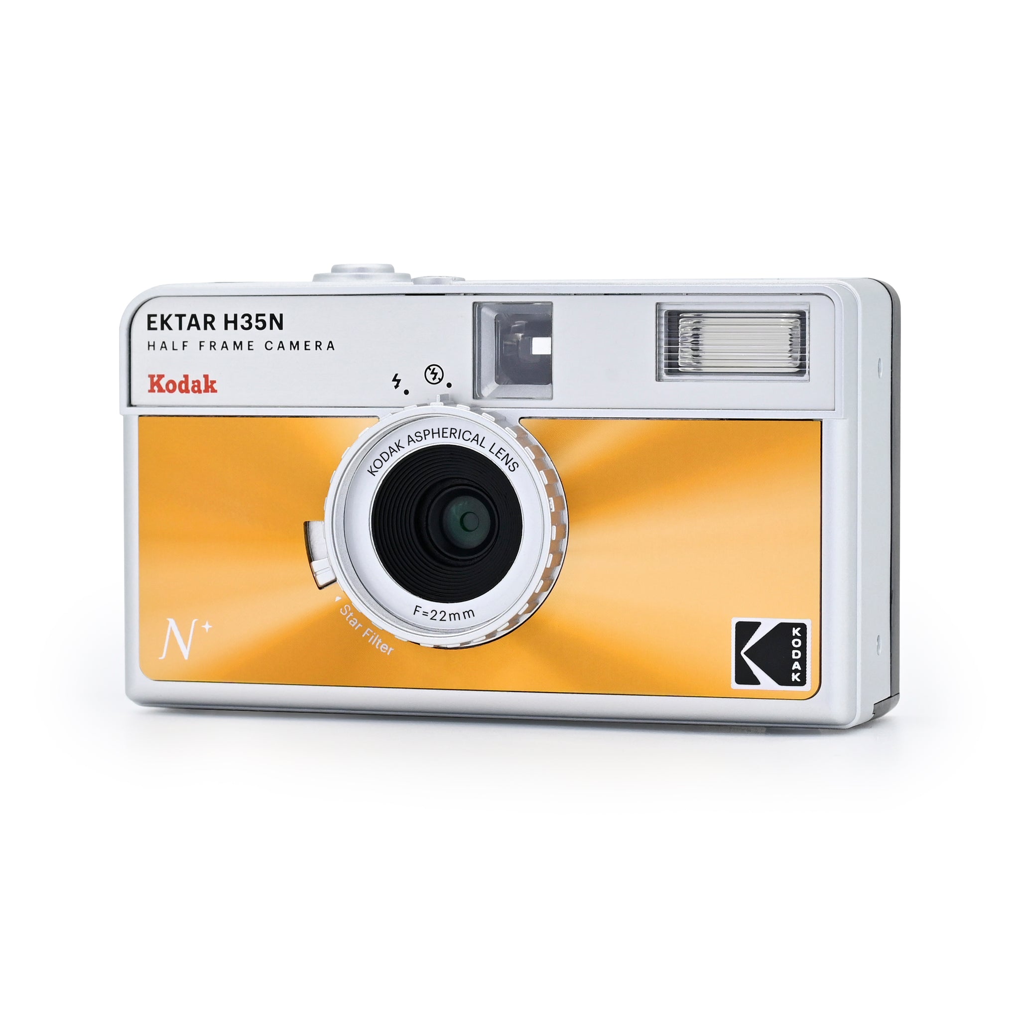 【フィルムカメラデビューに！】 Kodak EKTAR H35N オレンジ