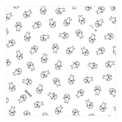 Color ブラック：GENIC特製 ゆ〜とびオリジナルラップクロス