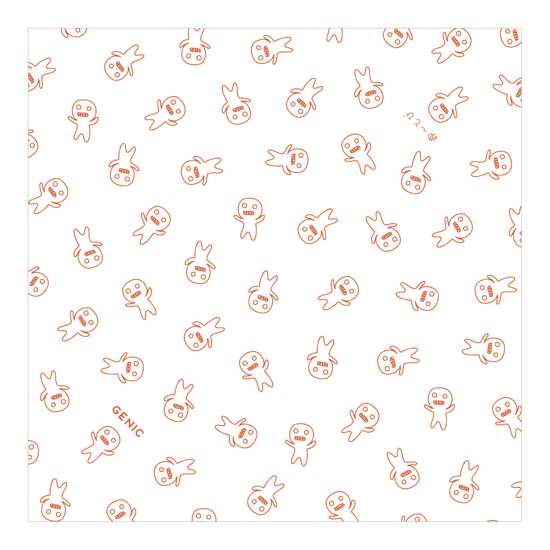 Color オレンジ：GENIC特製 ゆ〜とびオリジナルラップクロス