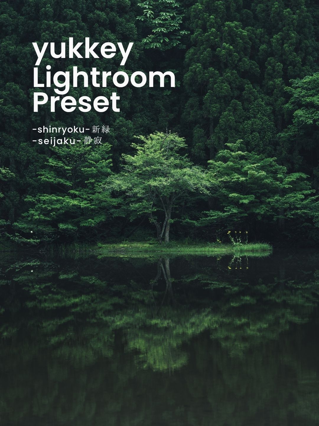 yukkey｜Lightroom Presets "-shinryoku-" and "-seijaku-"